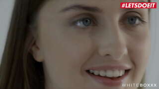 LETSDOEIT - (Ŝona Rivero &amp;amp; Lena Reif) Horny Daddy Gets Ludi Kaj Bang Kun Du Hot Eŭro Infaneto Modeloj